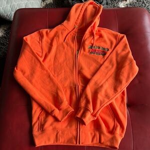 Neon Orange Carhartt Zipped Hoodie